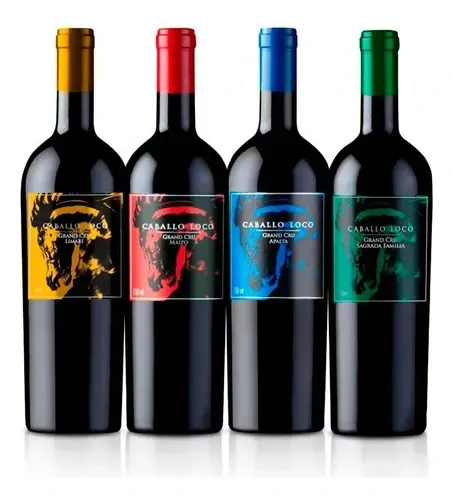 Box Caballo Loco 4 Garrafas 750ml Vinho Chileno